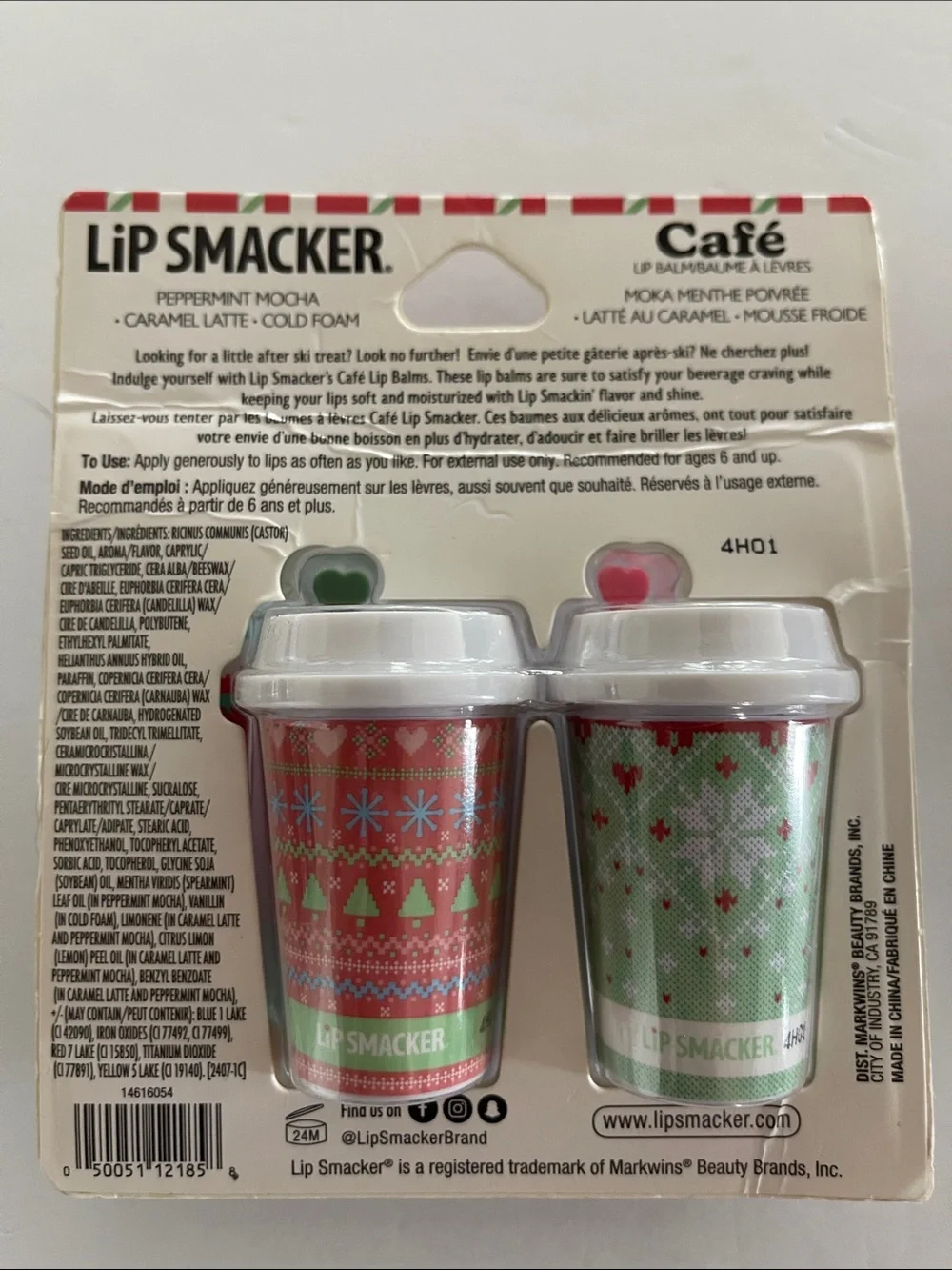 Lip‎ Smacker Café Lip Balm Holiday Trio NEW